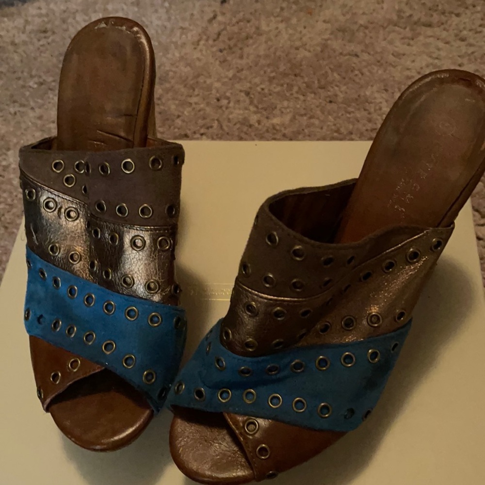Cork Heeled Platform